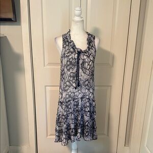 See By Chloe Monochrome Patterned Dress
